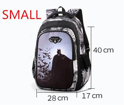printing schoolbag batman