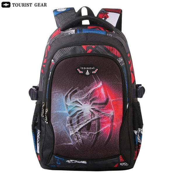 printing schoolbag spiderman