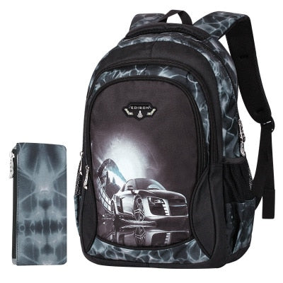 printing schoolbag spiderman