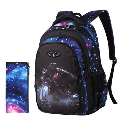 printing schoolbag spiderman