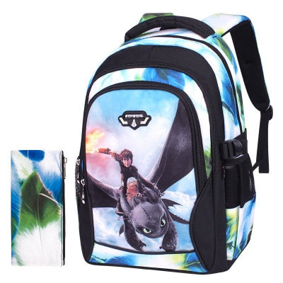 printing schoolbag spiderman