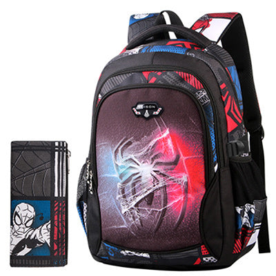 printing schoolbag spiderman