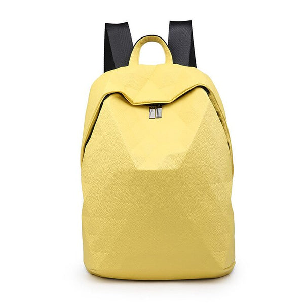 pink Fashion Geometric backpack