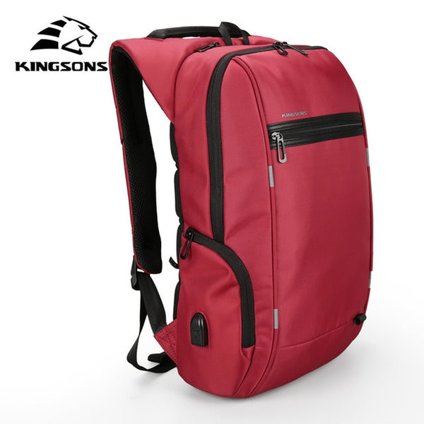 Kingsons USB Charge Anti Theft Backpack